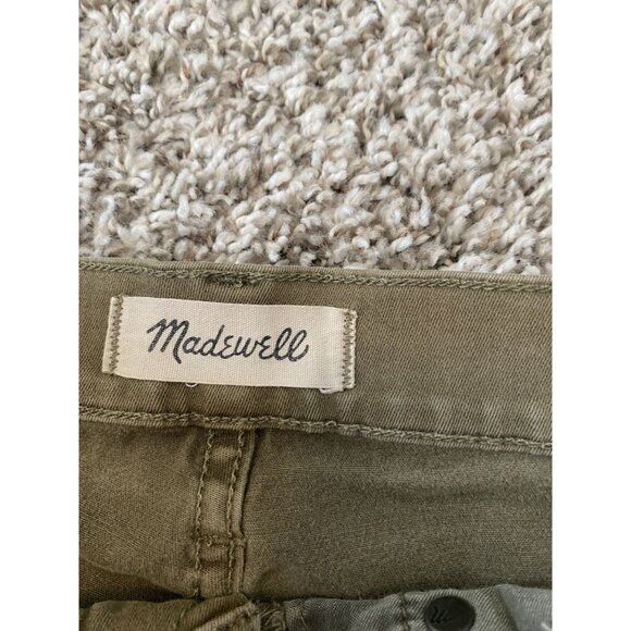 Madewell High Riser Skinny Green Size 28 Tall Jean Pants - Picture 5 of 12